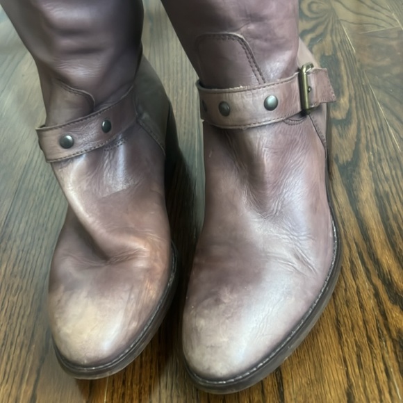 Lavorazione Artigiana leather boots in charcoal color size 39 Great condition - Picture 6 of 9